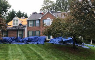 Landmark Roofing Installers Replacing Roof In Bowie Maryland - James Ridge Road 20721