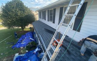 Landmark Roofing Technicians Replacing Roof In Arnold MD 21012