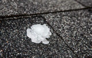 hail damage to shingles