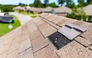 signs of storm damage to roof