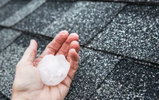 what size hail will damage a roof